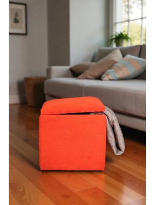 Maison Luré Puf & Bench Yumuşacık Doku Teddy Kumaş Puf