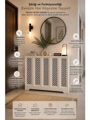 Maison Luré Dresuar Petek Kaplama, Beyaz Renk,iç Ölçü 96 cm Dış Ölçü 100 cm Petek Kaplama, Dres