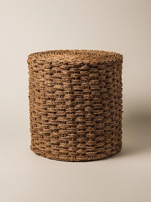 Maison Luré Puf & Bench Hasır Puf ve Sepet (40 x 42 Cm)