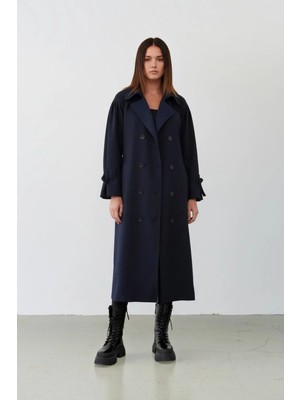 Durivya Reglan Kol Oversize Trençkot