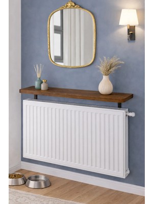 Maison Luré Dresuar Oval Kesim Petek Üstü Uçan Raf 60 x 18 cm Atlantik Çam