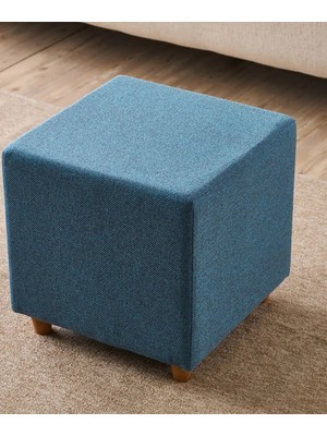 Maison Luré Puf & Bench Mavi Puf