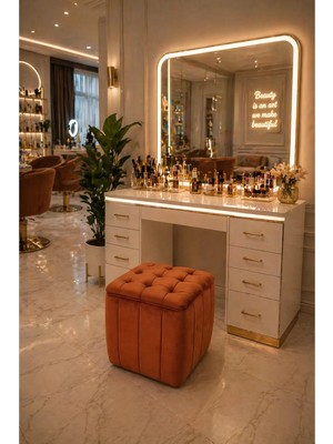 Maison Luré Puf & Bench Modern Kare Puf | Ayak Dinlendirme Taburesi | Dekoratif ve Rahat