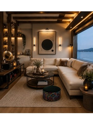 Maison Luré Puf & Bench Gökkuşağı Yeşil