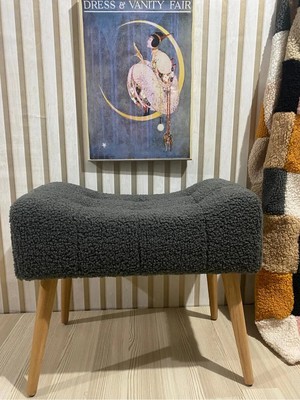Maison Luré Puf & Bench Pelüş Kumaş Puf
