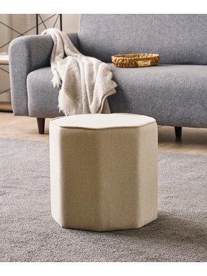 Maison Luré Puf & Bench Inözü Puf Krem