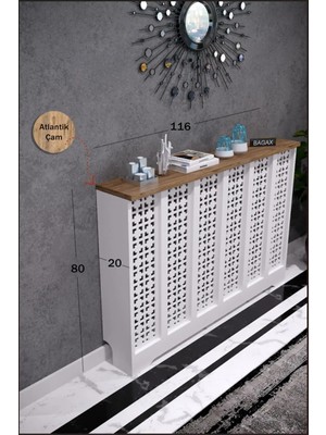 Maison Luré Dresuar Petek Üstü Dekoratif Kalorifer Gizleme Antre Konsolu