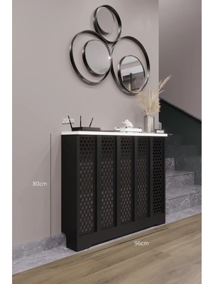 Maison Luré Dresuar Ahşap Petek Kaplama Dresuariç Ölçü 96 cm Dış Ölçü 100 Cm, Kalorifer Kapama
