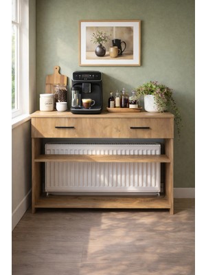 Maison Luré Dresuar Petek Üstü Minimal Kahve Köşesi Dolabı 60 cm
