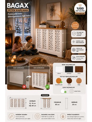Maison Luré Dresuar Sümela Model Beyaz Üstü Çam Renk