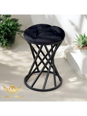Maison Luré Puf & Bench Tornado Metal Pota Ayaklı Pota Puf Style 2025
