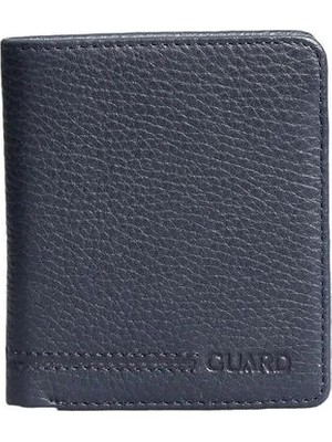 Guard Lacivert  Minimal Spor Deri Erkek Cüzdanı