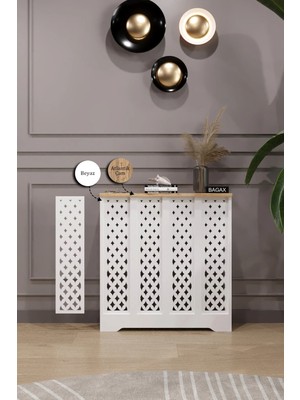 Maison Luré Dresuar Dekoratif Radyatör Kapağı Petek Dolabı Iç Ölçü 76 cm Dış Ölçü 80 cm