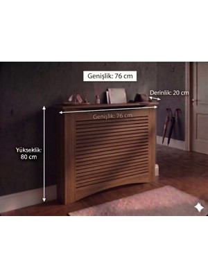 Maison Luré Dresuar Kalorifer Petek Önü Kapatma, Iç Ölçü 76 cm Mobilya, Petek Kaplama, ,