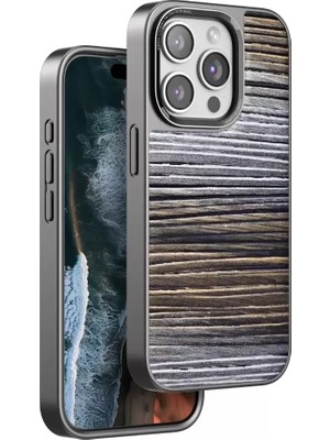 Venco Apple iPhone 15 Pro Uyumlu Wave Kapak - Sarı