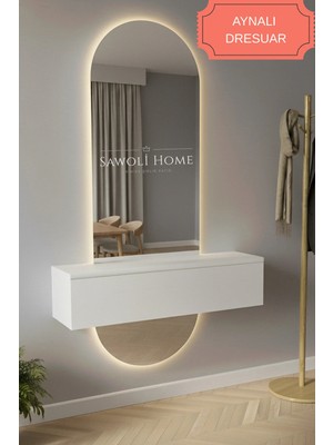 Maison Luré Dresuar Lotus Aynalı 80 cm