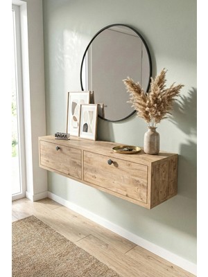 Maison Luré Dresuar Modern Çift Kapaklı Antre Hol Dekoratif Mobilya 90 cm