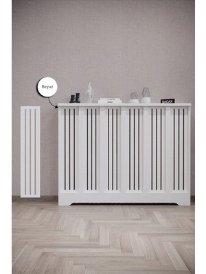 Maison Luré Dresuar Petek Kaplama Kalorifer Peteği Kapatma Dekoratif Iç 116 cm Dış 120