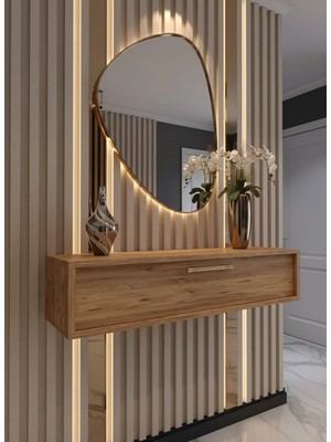 Maison Luré Dresuar Modern Duvara Monte Antre Mobilyası Çam Gold