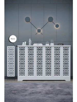 Maison Luré Dresuar Petek Kaplama Kalorifer Peteği Kapatma Dekoratif Radyatör Kapağı