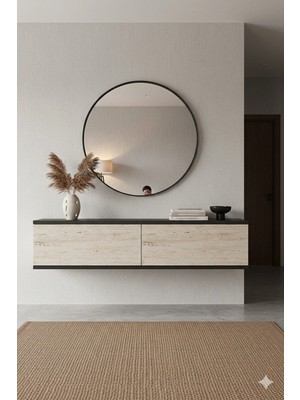 Maison Luré Dresuar Aplos , Antre Hol Rafı Antrasit-Traverten 120CM