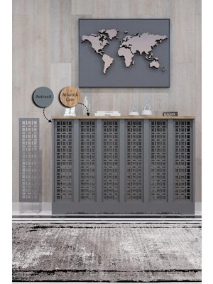 Maison Luré Dresuar Dekoratif Radyatör Kapağı Petek Dolabı Iç Ölçü 116 cm Dış Ölçü 120 cm