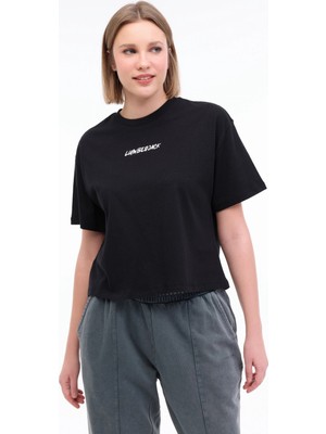Lumberjack Kadın Tişört Thea 11SF518 Sıyah