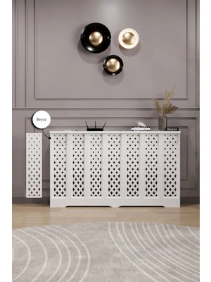 Maison Luré Dresuar Petek Kaplama Modern Kalorifer Peteği Gizleme Ünitesi 11 Desen 9 Renk Iç Öl