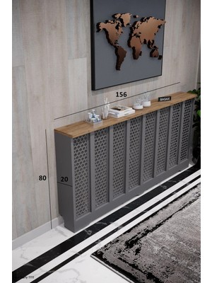 Maison Luré Dresuar Petek Üstü Dekoratif Kalorifer Gizleme Antre Konsolu