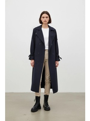 Durivya Kuşaklı Oversize Trençkot