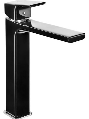 E.c.a. Tiera 103588002 Yüksek Tip Lavabo Bataryası Siyah-Krom