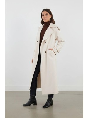Durivya Apoletli Oversize Trençkot