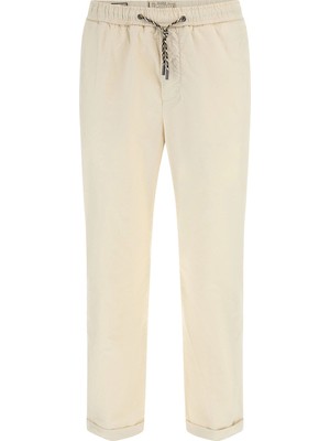 Guess Erkek Keten Karışımlı Slim Fit Pantolon M5GB79WH4EA