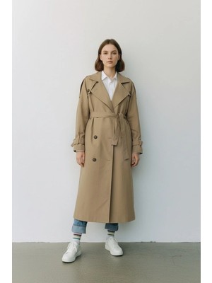 Durivya Kuşaklı Oversize Trençkot
