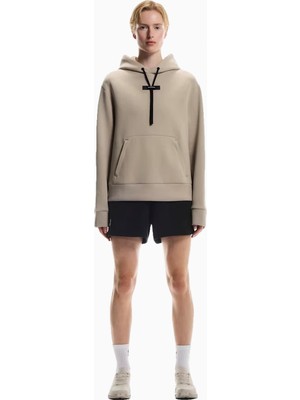 On Focus Tech Hoodie Black Teknik Kapüşonlu Kadın Sweatshirt