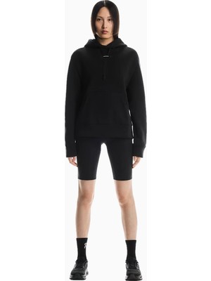 On Focus Tech Hoodie Black Teknik Kapüşonlu Kadın Sweatshirt