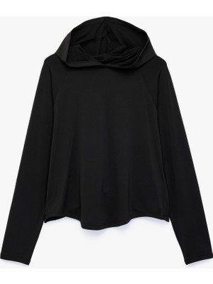 Koton Uzun Kollu Kapüşonlu Oversize Spor Sweatshirt