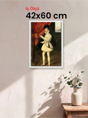 Hars Slim Ince Profil Beyaz Çerçeve 42 x 60 cm Camlı