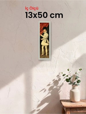 Hars Slim Ince Profil Gümüş Çerçeve 13 x 50 cm Şeffaf Korumalı Pvc