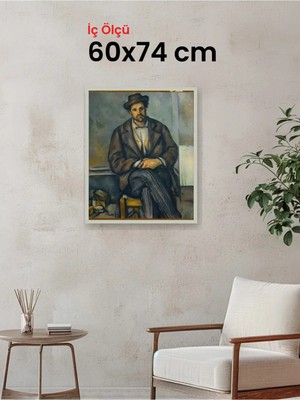 Hars Slim Ince Profil Gümüş Çerçeve 60 x 74 cm Camlı
