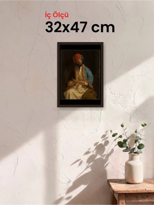 Hars Slim Ince Profil Kahverengi Çerçeve 32 x 47 cm Camlı