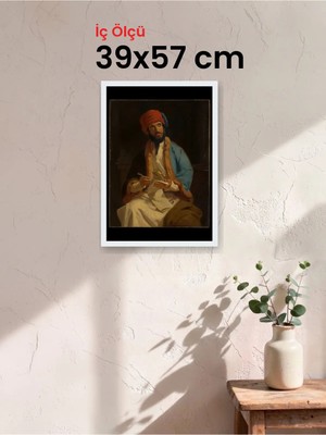 Hars Slim Ince Profil Beyaz Çerçeve 39 x 57 cm Camlı