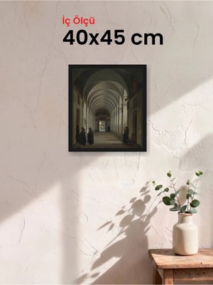 Hars Slim Ince Profil Siyah Çerçeve 40 x 45 cm Şeffaf Korumalı Pvc