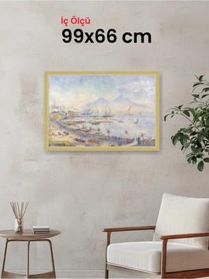 Hars Royal Klasik Desenli Çok Renkli Çerçeve 99 x 66 cm Camlı