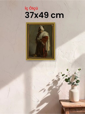 Hars Slim Ince Profil Altın Çerçeve 37 x 49 cm Şeffaf Korumalı Pvc