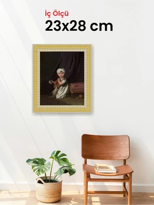 Hars Royal Klasik Desenli Çok Renkli Çerçeve 23 x 28 cm Camlı