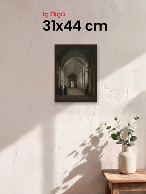 Hars Slim Ince Profil Kahverengi Çerçeve 31 x 44 cm Camlı