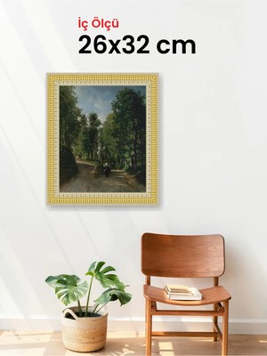 Hars Royal Klasik Desenli Çok Renkli Çerçeve 26 x 32 cm Camlı