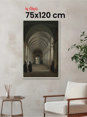 Hars Slim Ince Profil Gümüş Çerçeve 75 x 120 cm Camlı