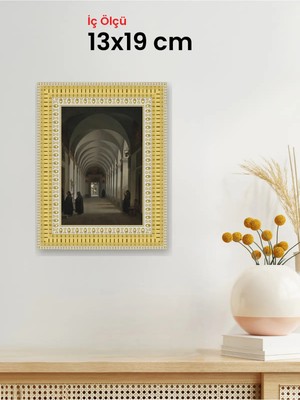 Hars Royal Klasik Desenli Çok Renkli Çerçeve 13 x 19 cm Şeffaf Korumalı Pvc